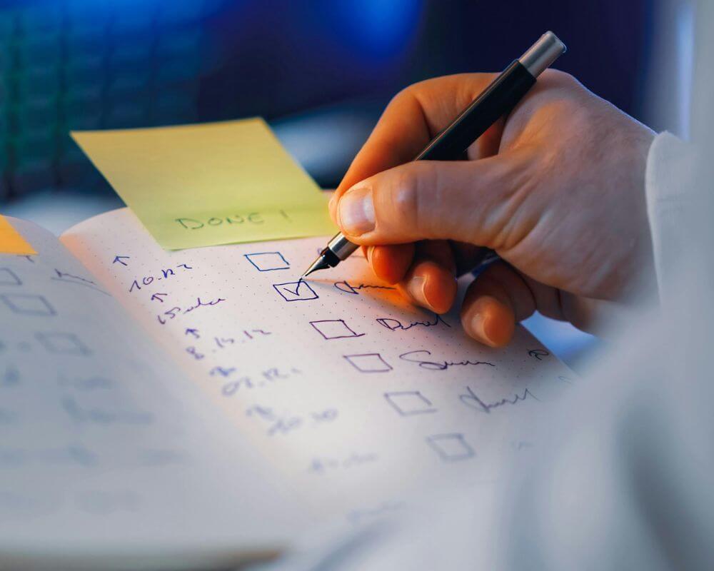 writing things down